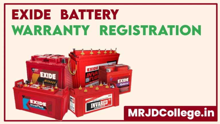 Exide Battery Warranty Registration 2024