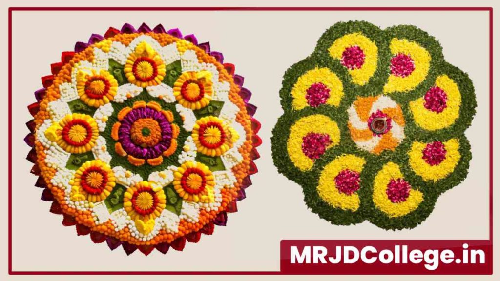 Floral Rangoli Designs for Diwali 2024