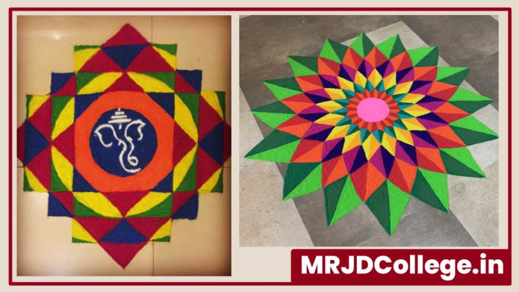 Geometric Rangoli Designs for Diwali 2024