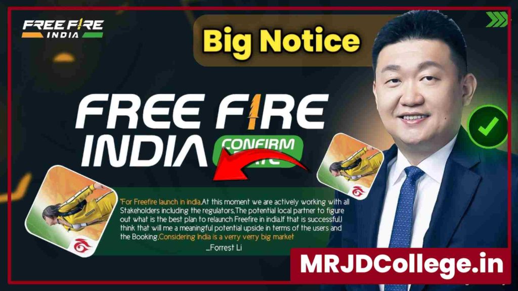 Free Fire India Unban Date