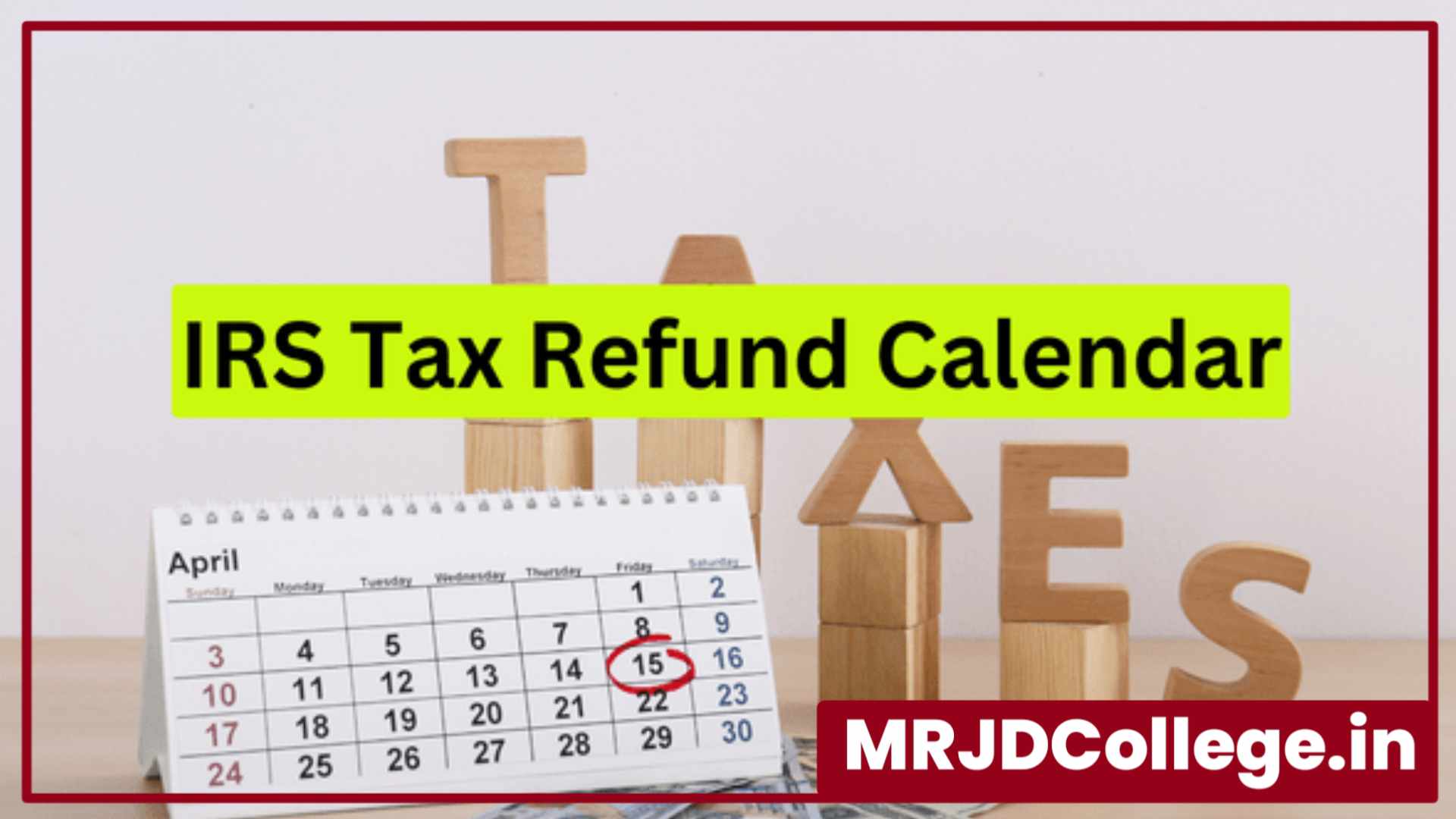 IRS Tax Refund Schedule 2024